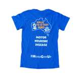National Walk to d'Feet MND T-shirt - Blue