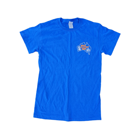 National Walk to d'Feet MND T-shirt - Blue