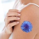 Cornflower Temporary Tattoo